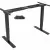 Height-adjustable desk without top, electric base for tables, max 127 cm height and 100 kg, Spacetronik ERGOLINE