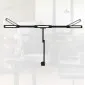 Glow D2 Adjustable Black Desk Drafting Lamp 24W, Spacetronik
