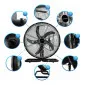 Axial fan 120W 45 cm (18) floor model, strong floor fan 6300 m³/h, Climative Tornado 5B