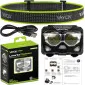 LED Headlight / Flashlight, Waterproof, USB-C Rechargeable, 500lm, VAYOX