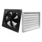 Wall-mounted exhaust fan, axial fan 400 mm 190W 3500 m³/h, professional industrial fan with gravity shutter, Harmann WAX 400/W/4/3500S