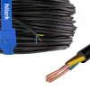 Cable for electric installations outdoor 230V 3G 2.5 mm² PVC round electrical cable, 25-100m