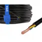 Installationskabel 230V 3G 2, 5 mm² PVC jordkabel rund elkabel, 25-100m