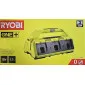 Batteriladdare 18V, multiladdare för 6st batterier, för Ryobi One+