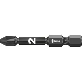 Pozidriv bit PZ2 x 50 mm 1 WERA 855/1 IMP DC Impaktor Diamond bit, 10-pack