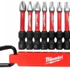 SHOCKWAVE™ Impact Duty Bit set – 10 Pieces 50 mm, PH, PZ2, TX, MILWAUKEE