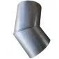 Rörböj för rökkamin, 45 grader 100 mm rökrör
