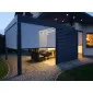 Pergola Aluminium COMFORT Luxe 3 x 3m with LED, Freestanding, Alluminio