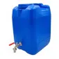 Water Container 20L Tap, cap, Carrying Handle, blue, 27 x 24 x 38.5 cm