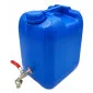 Water Container 20L Tap, cap, Carrying Handle, blue, 27 x 24 x 38.5 cm