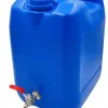 Vattendunk 20L med kran, lock, bärhandtag, plastdunk 27 x 24 x 38, 5 cm