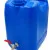Vattendunk 20L med kran, lock, bärhandtag, plastdunk 27 x 24 x 38, 5 cm