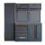 Compact Workshop Module with Stainless Workbench, 1360 x 615 mm, BETA