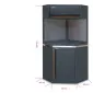 Corner Module Stainless Workbench 1018x1018 mm | Beta Tools