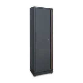 Steel Tool Cabinet, 1 Door, 4 Shelves, Hanging Rod, Lockable, BETA Tools