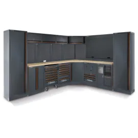 Komplett Garageinredning C45PRO 2.0 FW 17 Moduler Flerskikts Trä 2040 x 615 mm + 1360 x 615 mm, 625 kg, BETA