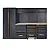 Complete Garage Furniture System - 9 Modules Multi-ply Wood 2040 x 615 mm 318 kg, BETA