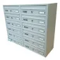 Mailbox, post box with 1-16 letter compartments, Alabaster mail sorting cabinet, EU compliant