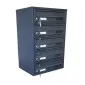 Mailbox, post box with 3-10 letter compartments, Florida mail sorting cabinet, EU compliant