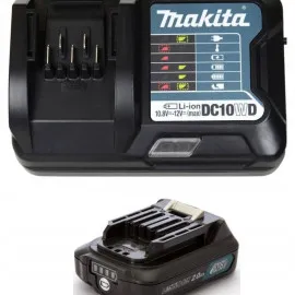 Batteri 12V 2.0Ah + Laddare DC10WD CXT Li-Ion, MAKITA