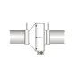 Cirkulär Kanalfläkt 125 mm, 335m3/h, 335Pa, 95W, industrifläkt, Ferono