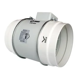 Duct fan 200 mm, 840m3/h, 352Pa, 128W, Ferono