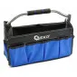 Tool Bag Open 49 x 23 x 28 cm, Metal Handle, 600D Polyester, Reinforced Bottom, Geko