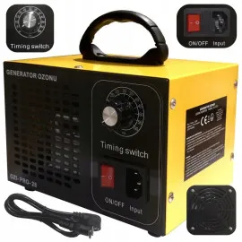 Ozone Generator 28, 000 mg/h, 120W, Disinfection for Rooms and Vehicles, 230V