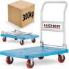 Warehouse Platform Trolley 300 kg, Polyurethane Wheels, HiGHER