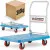 Flyttvagn 300 kg, hopfällbar, kraftig och ergonomiskty lastkärra, transportvagn, HiGHER