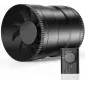 Kanalfläkt 150 mm, mycket tyst drift med hastighetsregulator