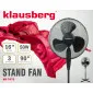 Stark golvfläkt 40 cm (16) 50W, stabil, teleskopfot 135 cm, oscillerande