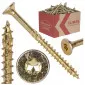 Wood Screws TORX C4 countersunk head 4 x 30 to 6 x 200, 200 to 1000st per box, Klimas