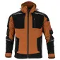 Jacket, Stretch, Slim Fit, Brown-Black, CE, LAHTI