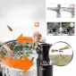 Avfallskvarn 1L, 2300 RPM, kraftfull och tyst matavfallskvarn, MIUI