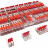 Quick-Lock Wire Connectors 76 pcs Mixed Sizes, QBA
