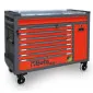 Verktygsvagn Extra Stor 8 Lådor 1100 kg Rostfri Anti-Tilt, BETA Tools