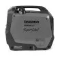 Inverterelverk 2 kW bärbart låg ljudnivå, 230V 50Hz, USB, 3.4hk, bensinmotor 79 cm³, Daewoo