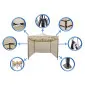 Popup Tent 3 x 3m, various colors, lightweight and stable, 3 or 4 walls, Namaxa