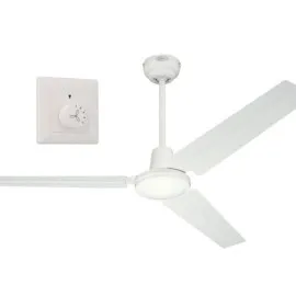 Ceiling Fan 142 cm, 4 Speeds, Reversible, Wall Control, White, Westinghouse Industrial