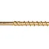 Konstruktionsskruv för trä med brickskalle TX, TORX C4 gulförzinkad, 4 x 30 till 6 x 200, 300 till 1000st per paket, Klimas