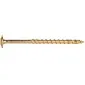 Structural timber wood screw with washer head TX, C4, yellow zinc, 4 x 30 to 6 x 200, 300 to 1000st per box, Klimas