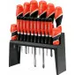 Screwdriver set 18 Screwdrivers, Stand, YATO