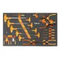 Offset HEX Key set 2-8 mm, 8 Pieces, Thermoformed Tray, BETA Tools