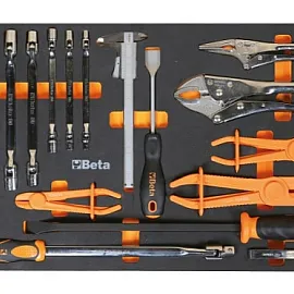 HEX, TORX, XZN 46-Piece Bit set in Thermoformed Tray, BETA Tools
