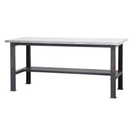 Workbench Single 2.1m Stainless Steel MDF 1000 kg Floor Mount, BETA Tools