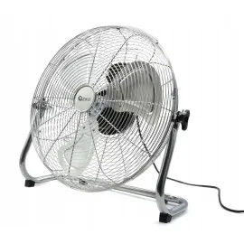 Stor kraftfull fläkt 130W, golvmodell, ganska tyst, rostfritt 50 cm (20) Gecko