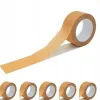 Paper Tape 6 Rolls, Brown Eco-Friendly Packaging Tape 50 mm x 50 m, Sustainable Tape for Packaging