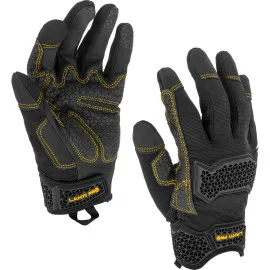 Work Gloves with Touch, Silicone Grip and Impact Protection, Size 8 (M), LahtiPro