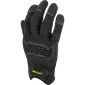 Work gloves with touch and silicone grip